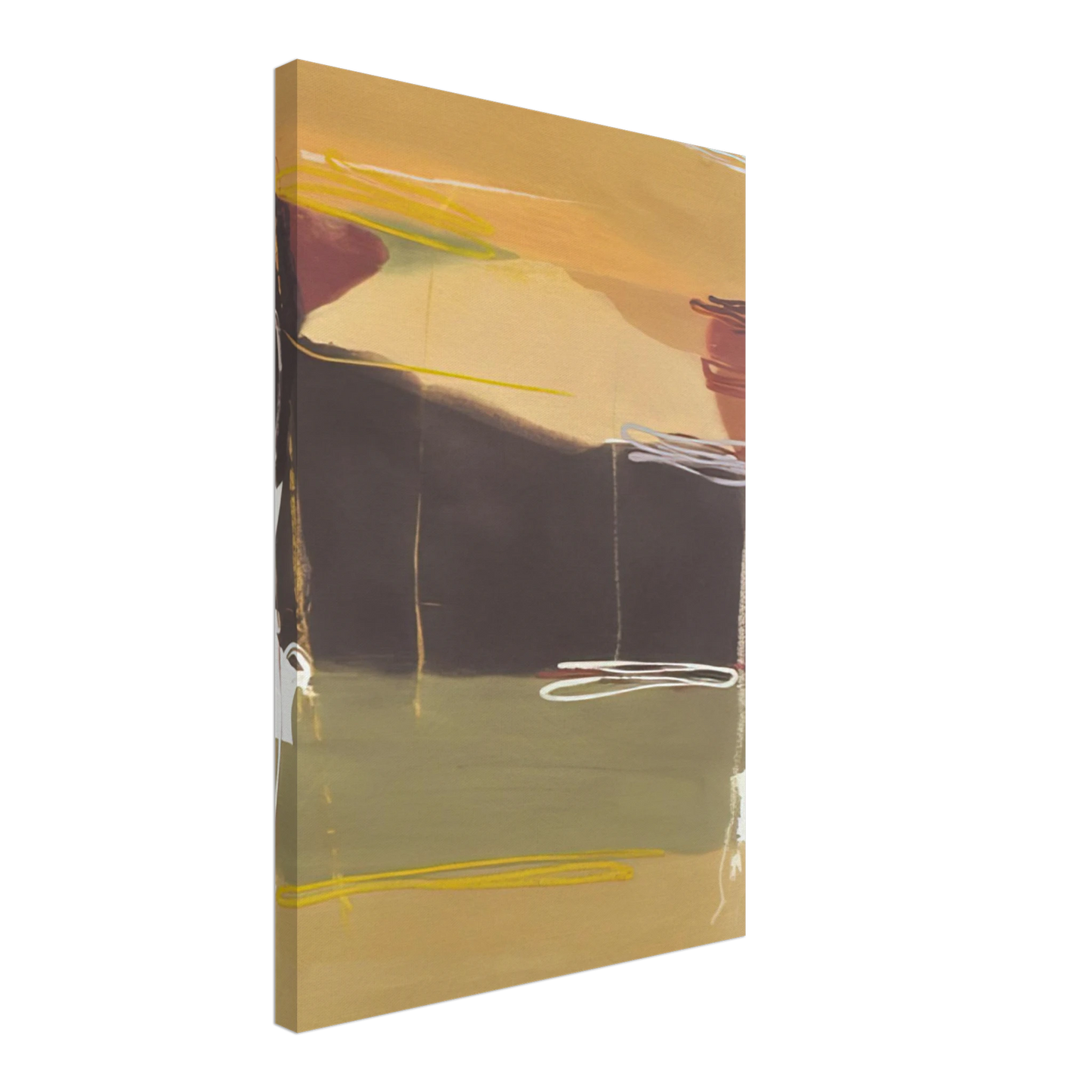 Larry Zox - Untitled - 1993 Canvas - 40x60 cm / 16x24 inches-canvas