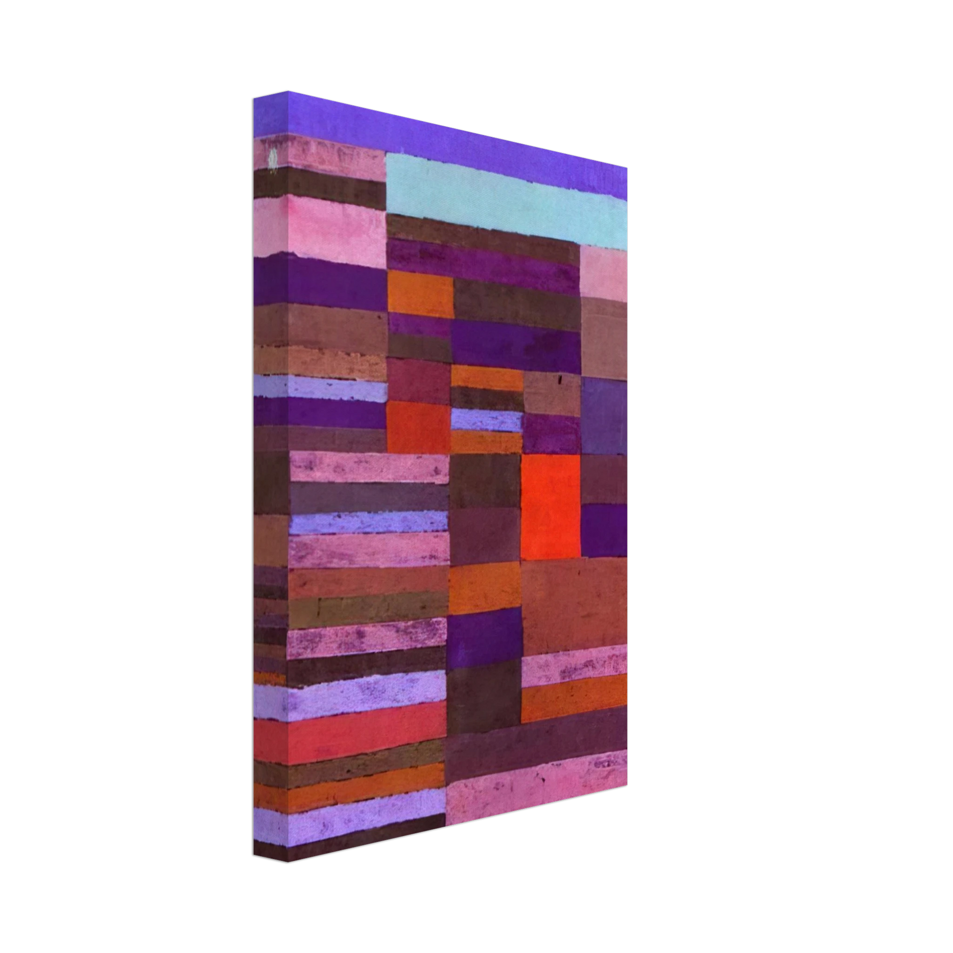 Paul Klee - INDIVIDUALIZED ALTIMETRY OF STRIPES 1930 Canvas - 40x60 cm / 16x24 inches-canvas