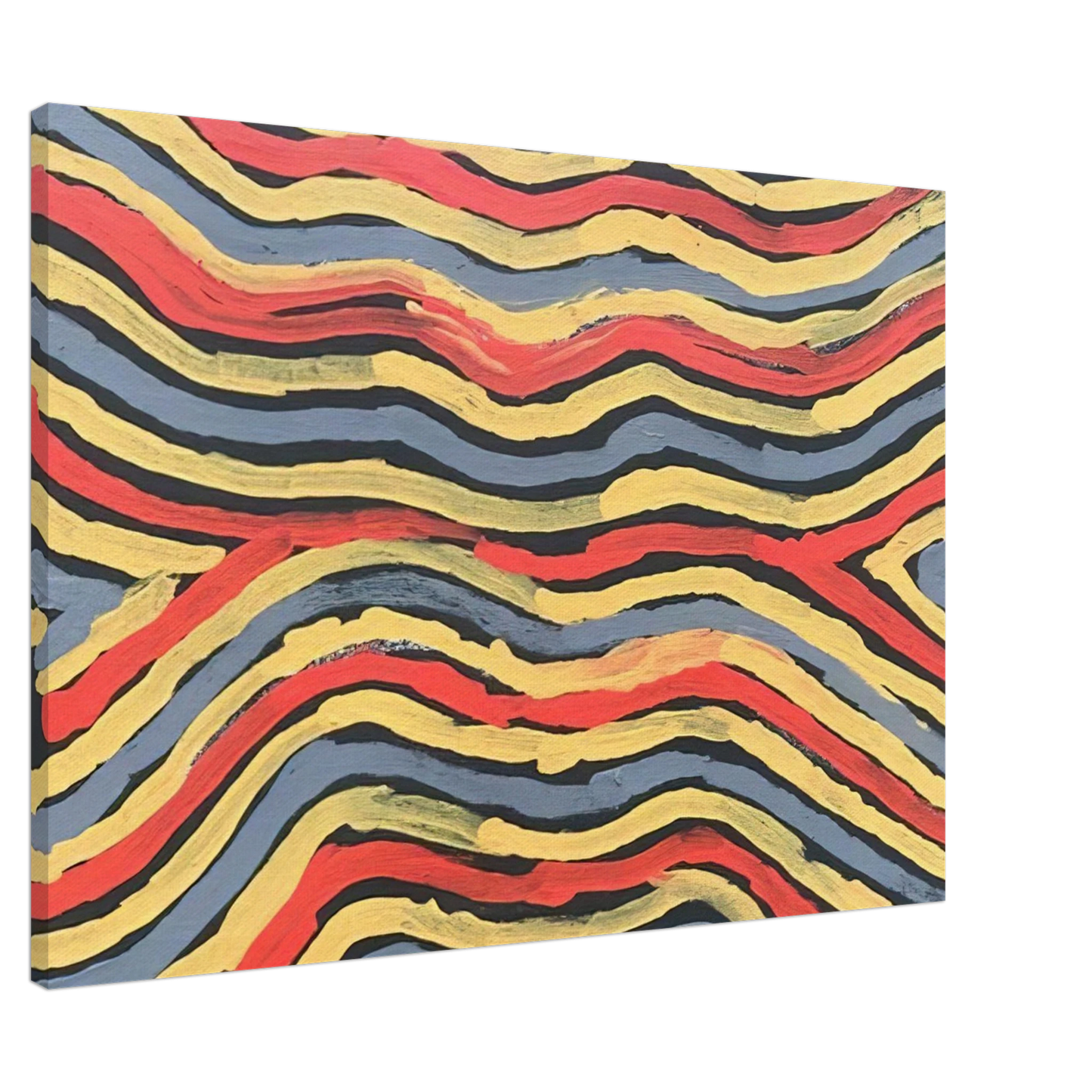 Clifford Possum Tjapaltjarri - Worm Dreaming - 1997 Canvas - 20x30 cm / 8x12 inches-canvas