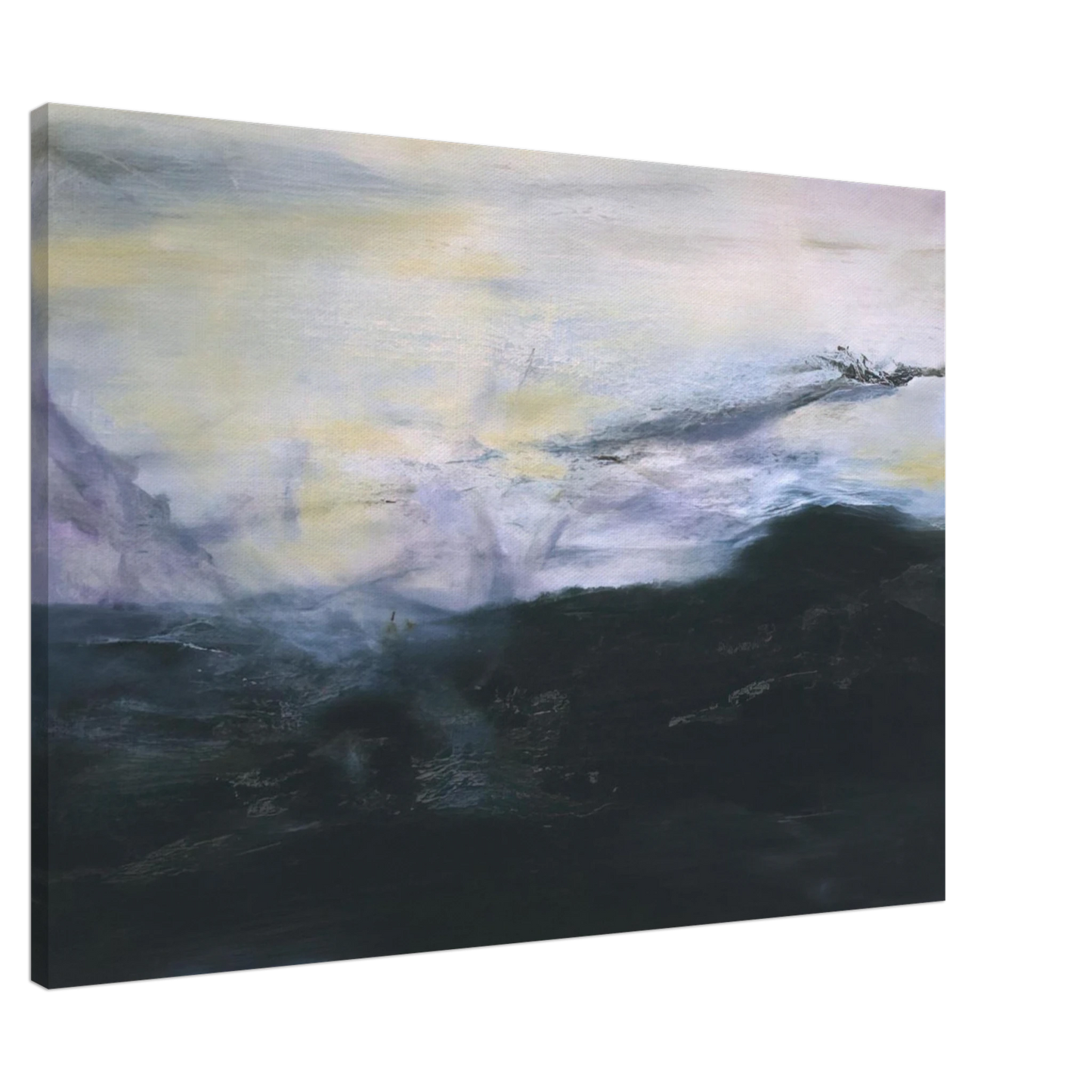 Zao Wou-Ki - 15 02 2001 2001 Canvas - 20x30 cm / 8x12 inches-canvas