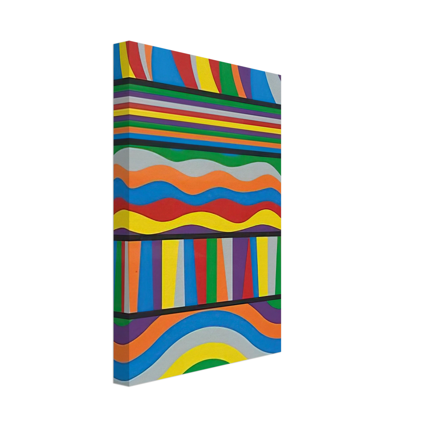 Sol LeWitt - Linear Composition Canvas - 40x60 cm / 16x24 inches-canvas