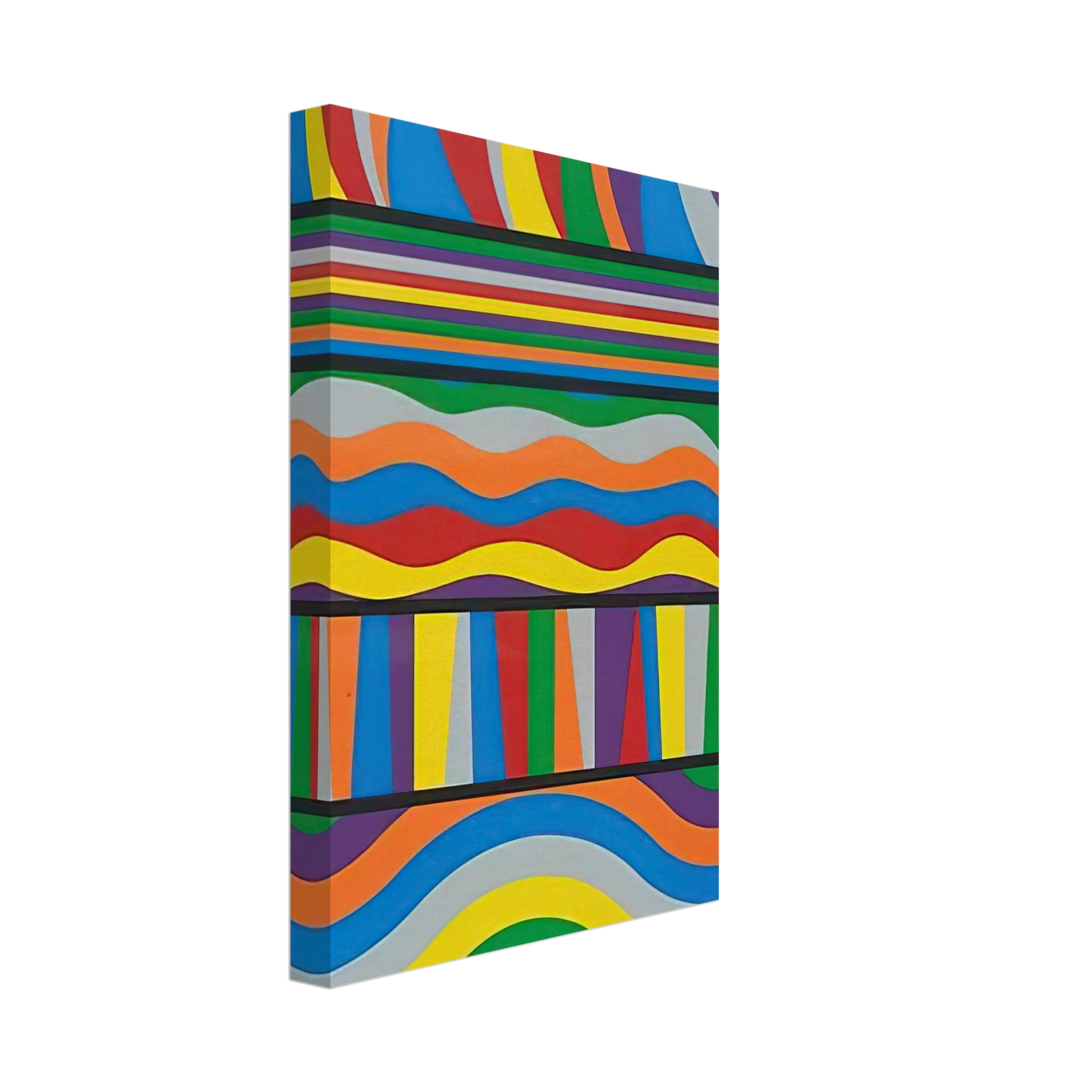 Sol LeWitt - Linear Composition Canvas - 40x60 cm / 16x24 inches-canvas