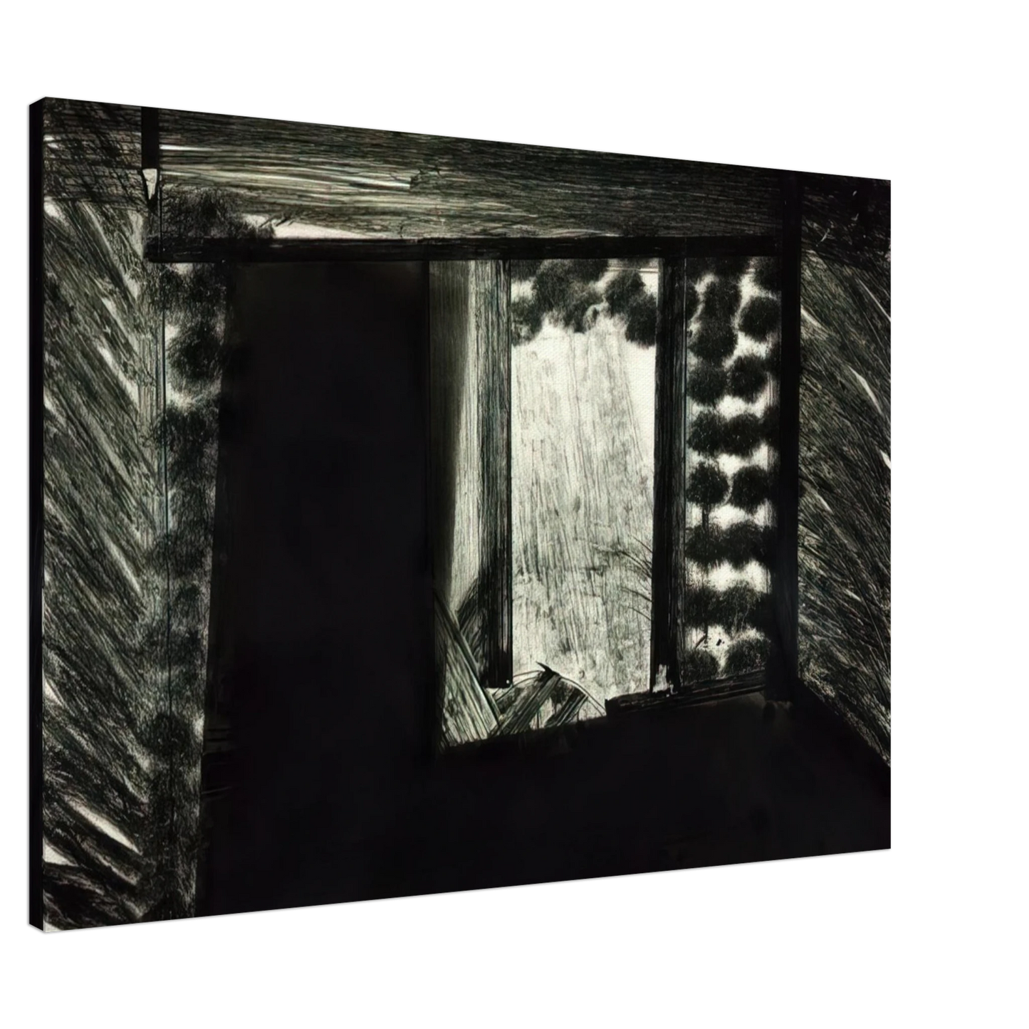 Howard Hodgkin - All alone in the Museum of Art - 1979 Canvas - 20x30 cm / 8x12 inches-canvas