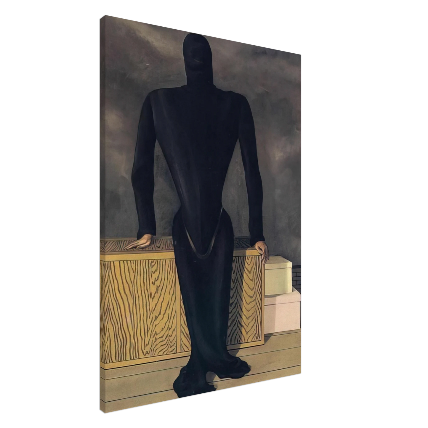 Rene Magritte - THE FEMALE THIEF 1927 Canvas - 20x30 cm / 8x12 inches-canvas