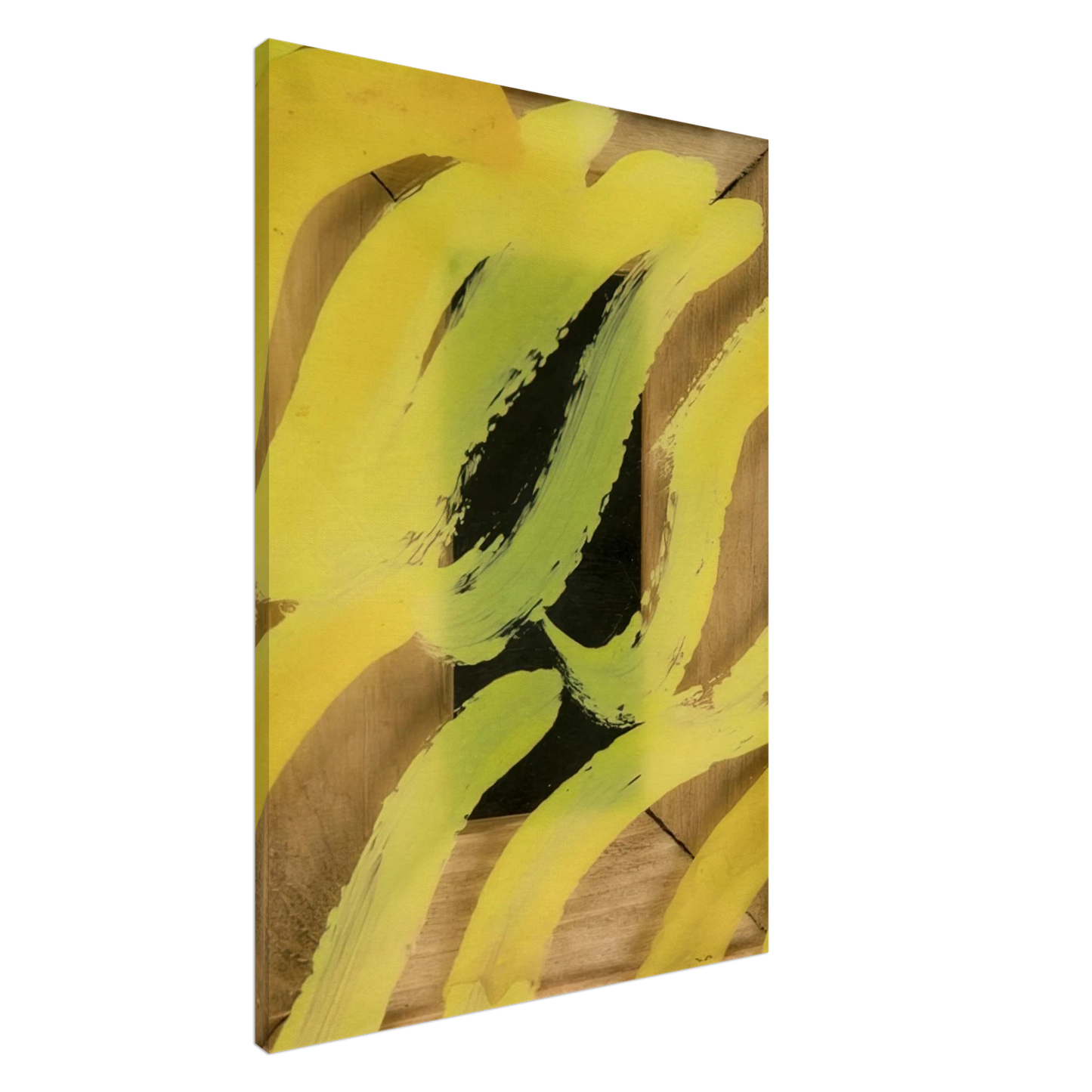 Carla Accardi - Giallo - 1969 Canvas - 20x30 cm / 8x12 inches-canvas
