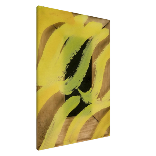 Carla Accardi - Giallo - 1969 Canvas - 20x30 cm / 8x12 inches-canvas