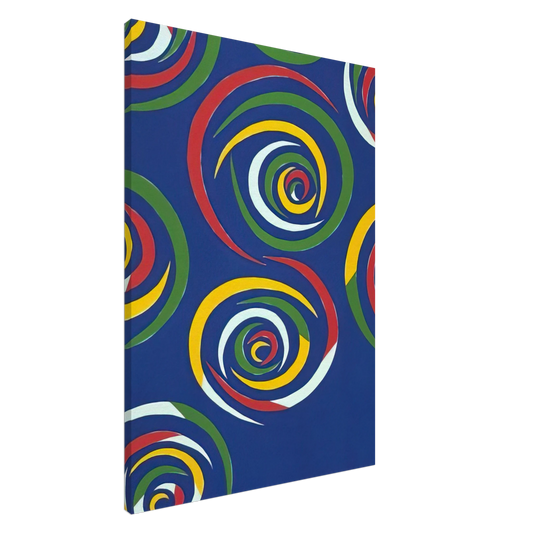 Piero Dorazio - Cercles de Nuit - 1992 Canvas - 20x30 cm / 8x12 inches-canvas