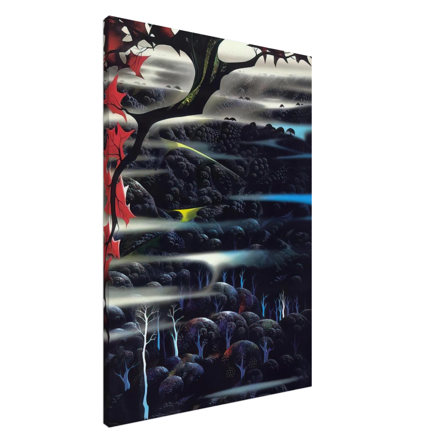 Eyvind Earle - Into the Forest Canvas - 20x30 cm / 8x12 inches-canvas