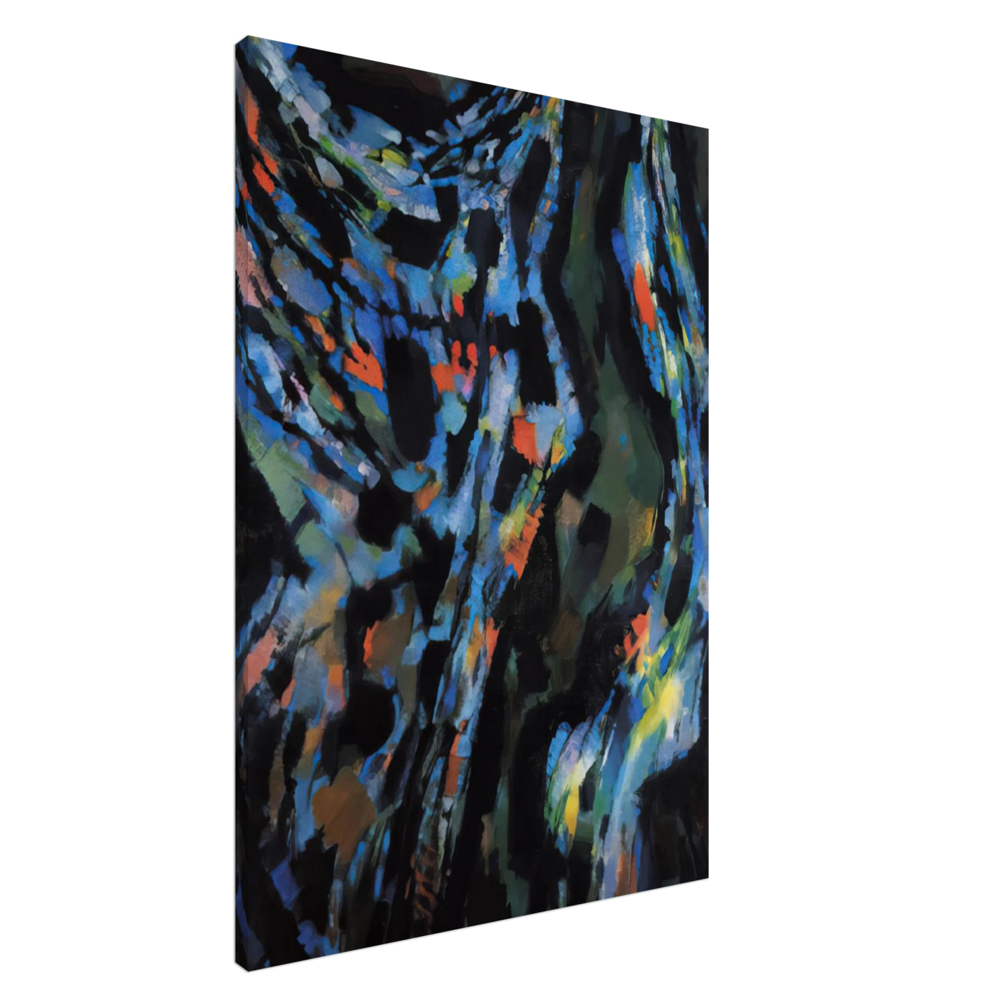 Alfred Manessier - Les Tenebres - 1962 Canvas - 20x30 cm / 8x12 inches-canvas