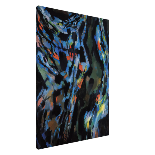 Alfred Manessier - Les Tenebres - 1962 Canvas - 20x30 cm / 8x12 inches-canvas