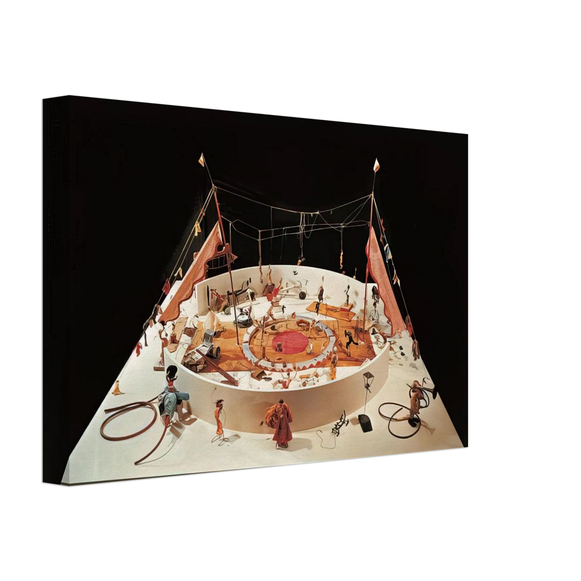 Alexander Calder - CALDER S CIRCUS 1931 Canvas - 70x100 cm / 28x40 inches-canvas