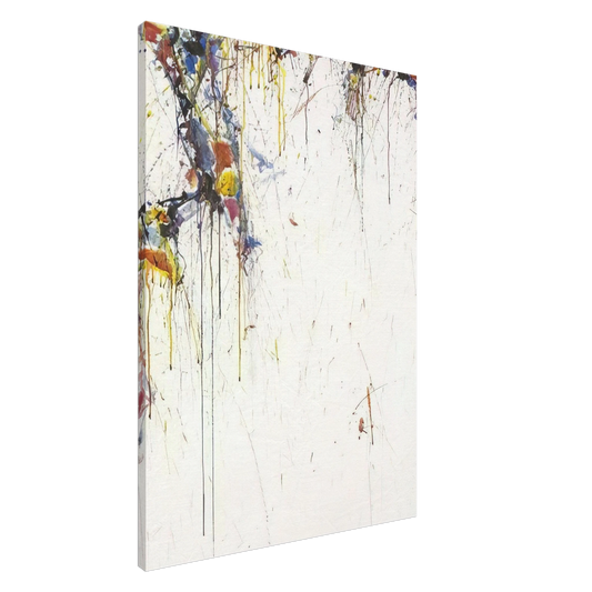 Sam Francis - Japan Line Series No. 1  Composition  Canvas - 20x30 cm / 8x12 inches-canvas