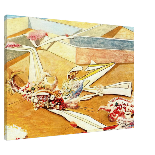 Max Ernst - Flying Horse Garden Canvas - 20x30 cm / 8x12 inches-canvas