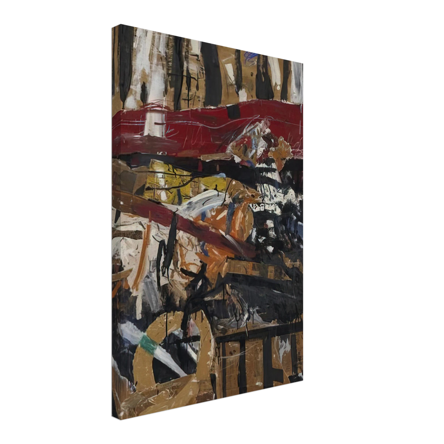 Allan Kaprow - Caged Pheasant #2 Canvas - 70x100 cm / 28x40 inches-canvas