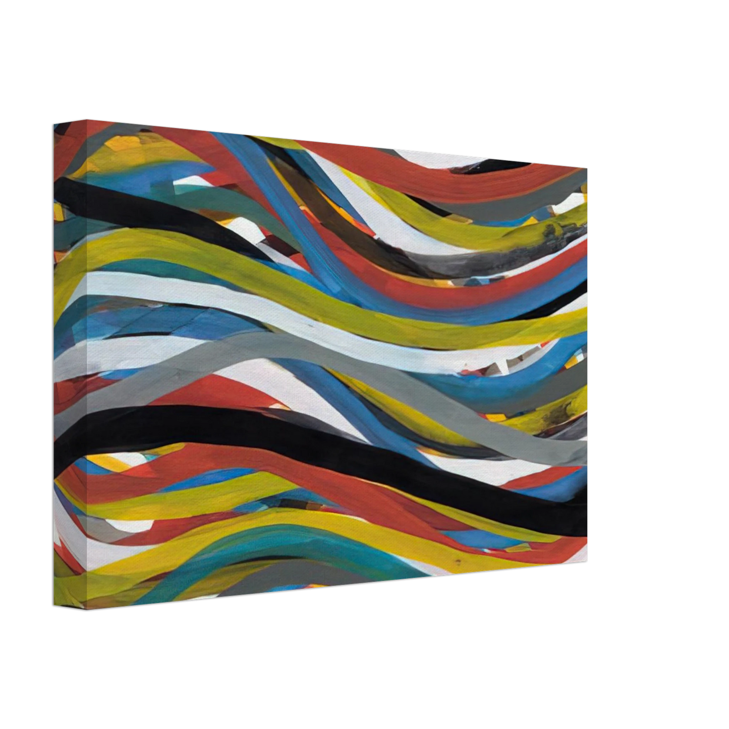 Sol LeWitt - Untitled Ribbons Canvas - 70x100 cm / 28x40 inches-canvas