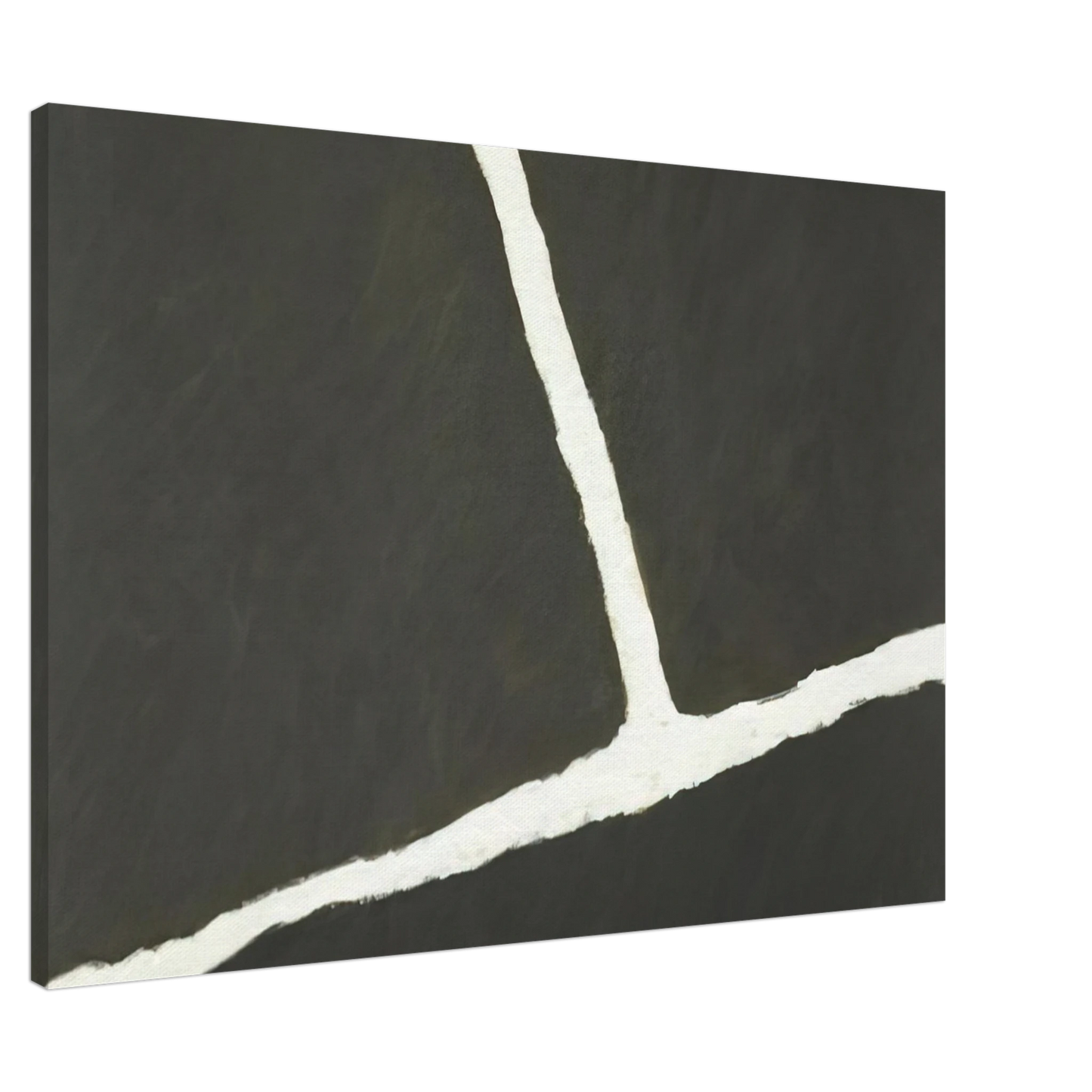 Ralston Crawford - Krijtlijnen HV - 1977 Canvas - 20x30 cm / 8x12 inches-canvas