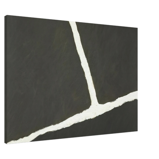 Ralston Crawford - Krijtlijnen HV - 1977 Canvas - 20x30 cm / 8x12 inches-canvas