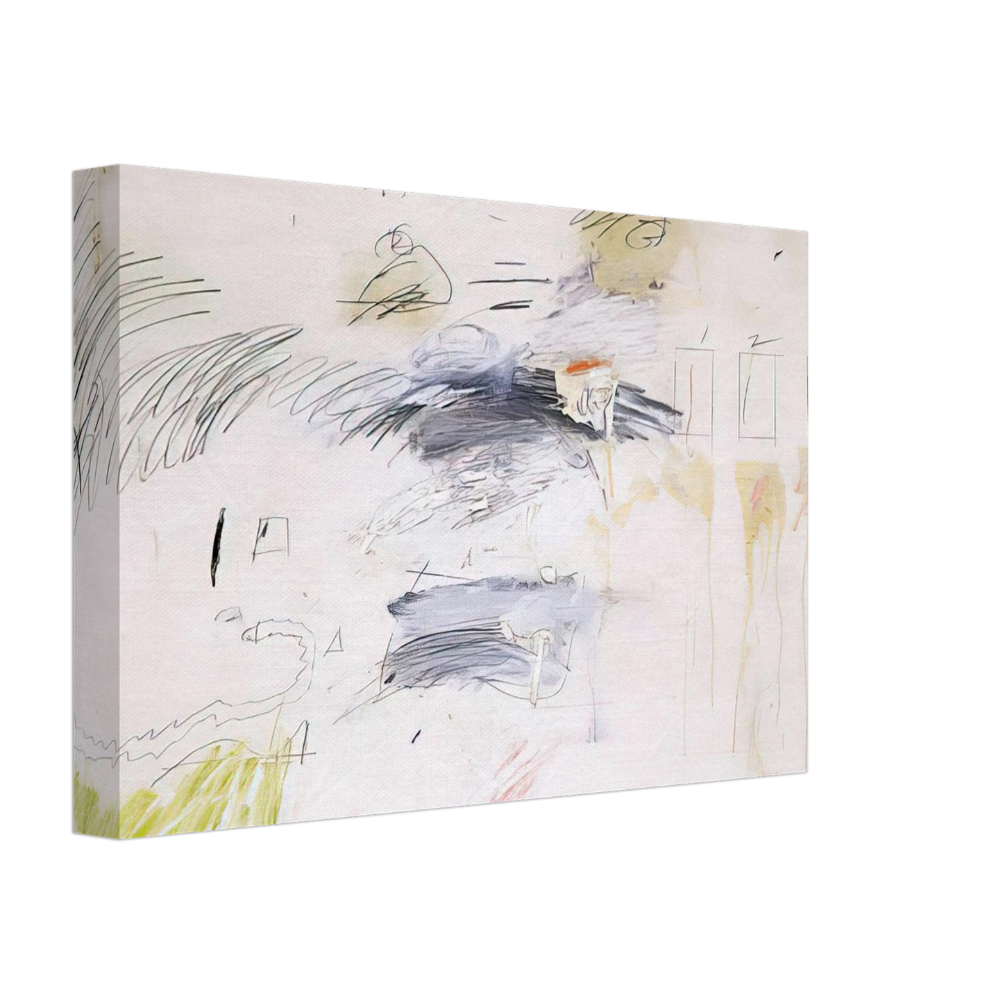 Cy Twombly - Untitled, Rome Canvas - 40x60 cm / 16x24 inches-canvas