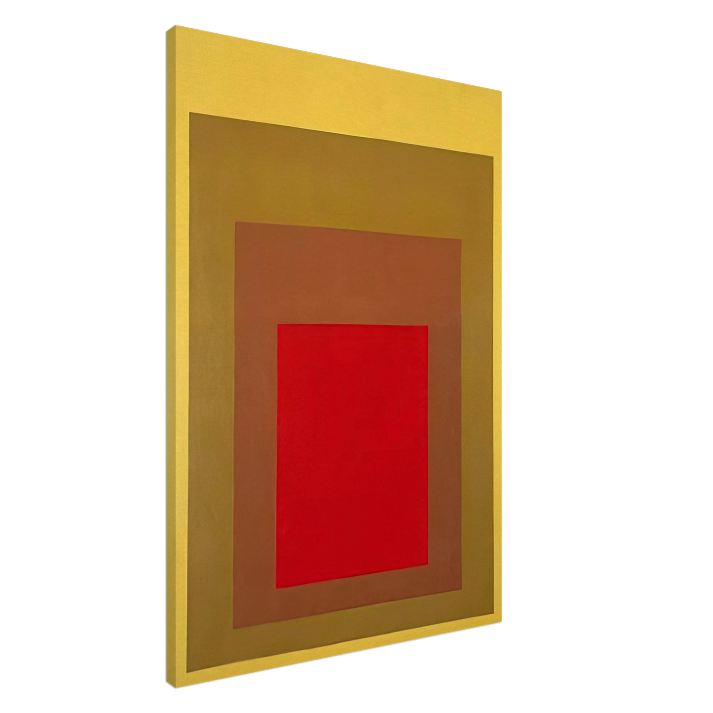 Josef Albers - HOMAGE TO THE SQUARE 1967 1 Canvas - 20x30 cm / 8x12 inches-canvas