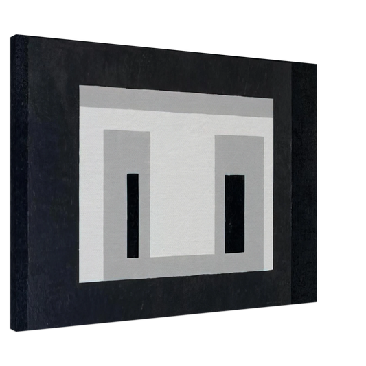 Josef Albers - VARIANT ADOBE 1948 Canvas - 20x30 cm / 8x12 inches-canvas