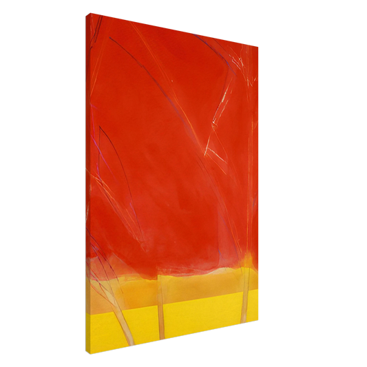 Ronnie Landfield - Vivid Spring - 1988 Canvas - 20x30 cm / 8x12 inches-canvas