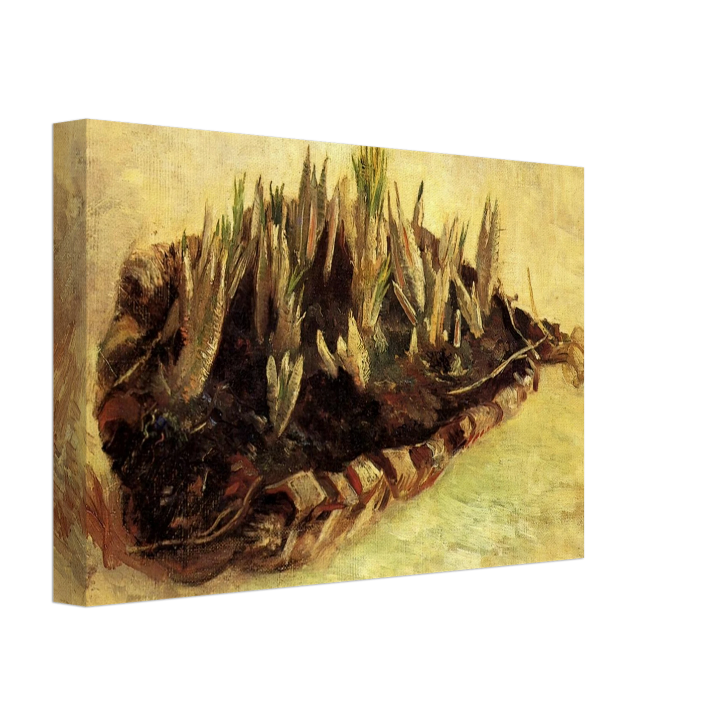 Vincent van Gogh - Still Life with a Basket of Crocuses Canvas - 70x100 cm / 28x40 inches-canvas