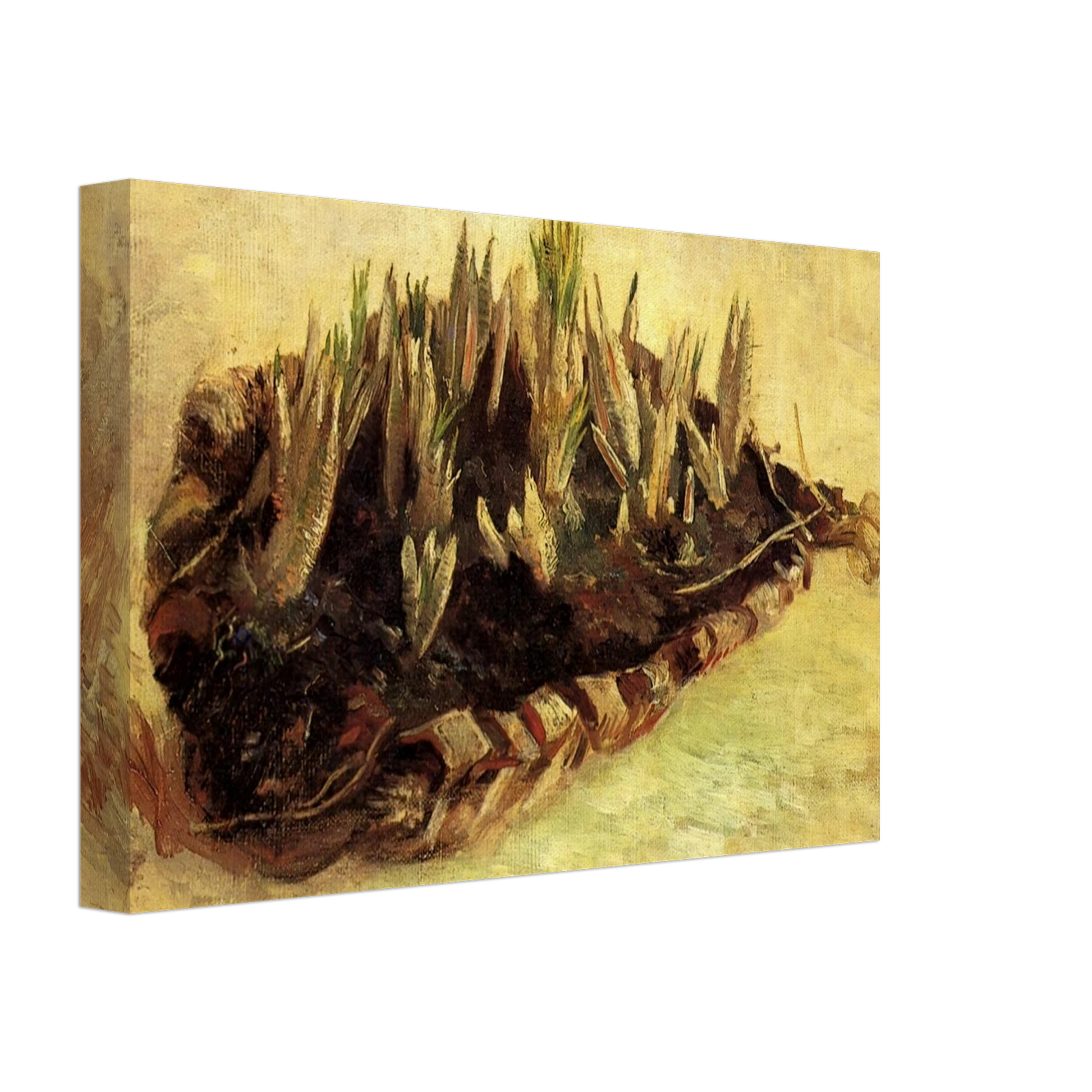 Vincent van Gogh - Still Life with a Basket of Crocuses Canvas - 70x100 cm / 28x40 inches-canvas