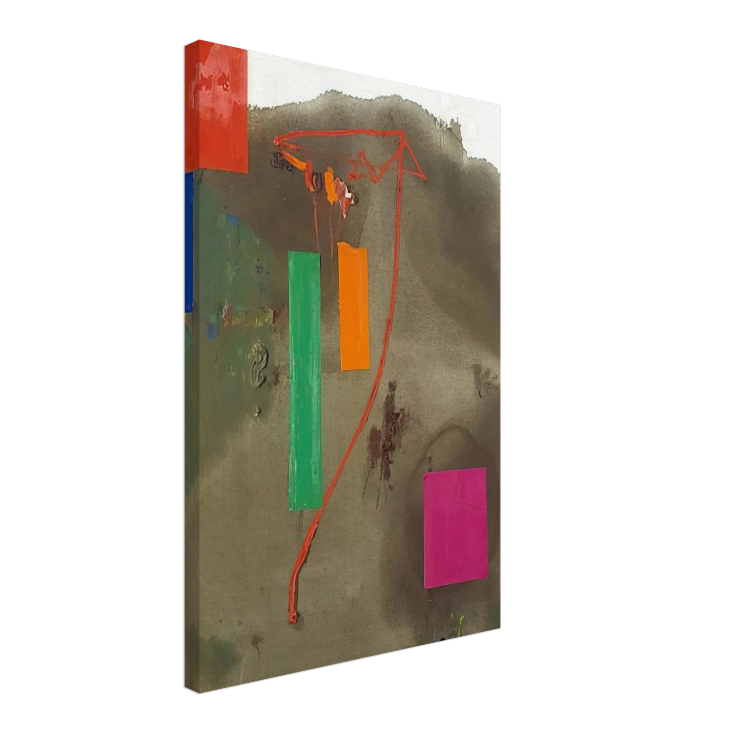 Hans Hofmann - Lonely Journey Canvas - 70x100 cm / 28x40 inches-canvas