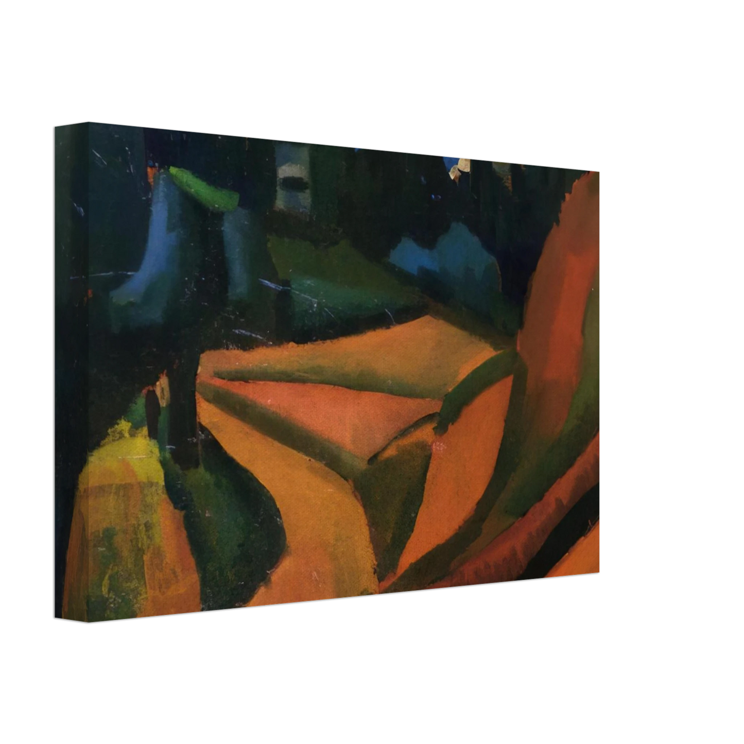 Andre Derain - LANDSCAPE NEAR MARTIGUES 1908 Canvas - 40x60 cm / 16x24 inches-canvas