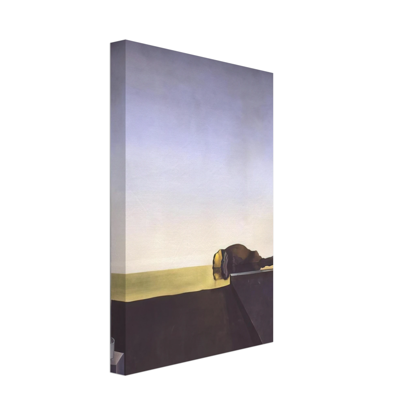 Salvador Dali - THE TRUE PAINTING OF THE ISLE OF THE DEAD BY ARNOLD B%C3%B6CKLIN AT THE HOUR OF THE ANGELUS Canvas - 70x100 cm / 28x40 inches-canvas