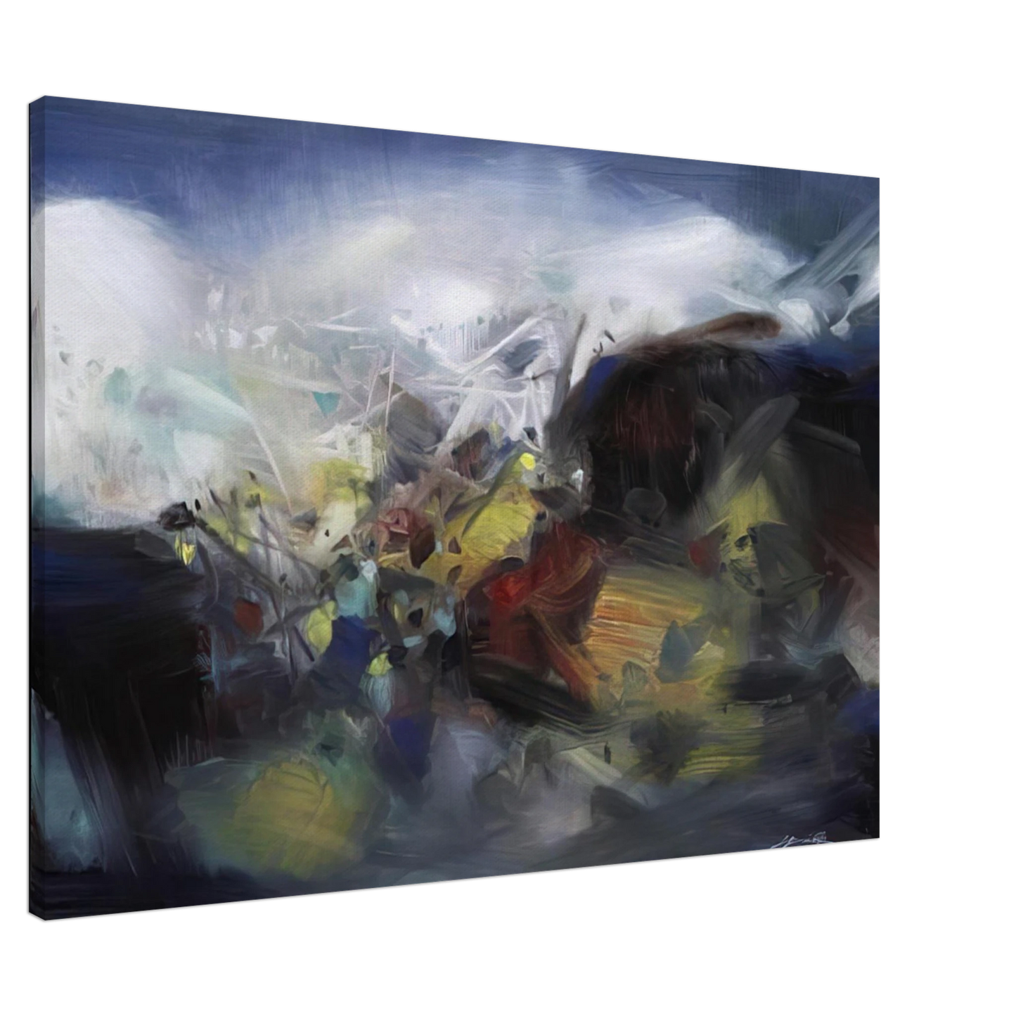 Chu teh Chun - EQUINOX 2007 Canvas - 20x30 cm / 8x12 inches-canvas