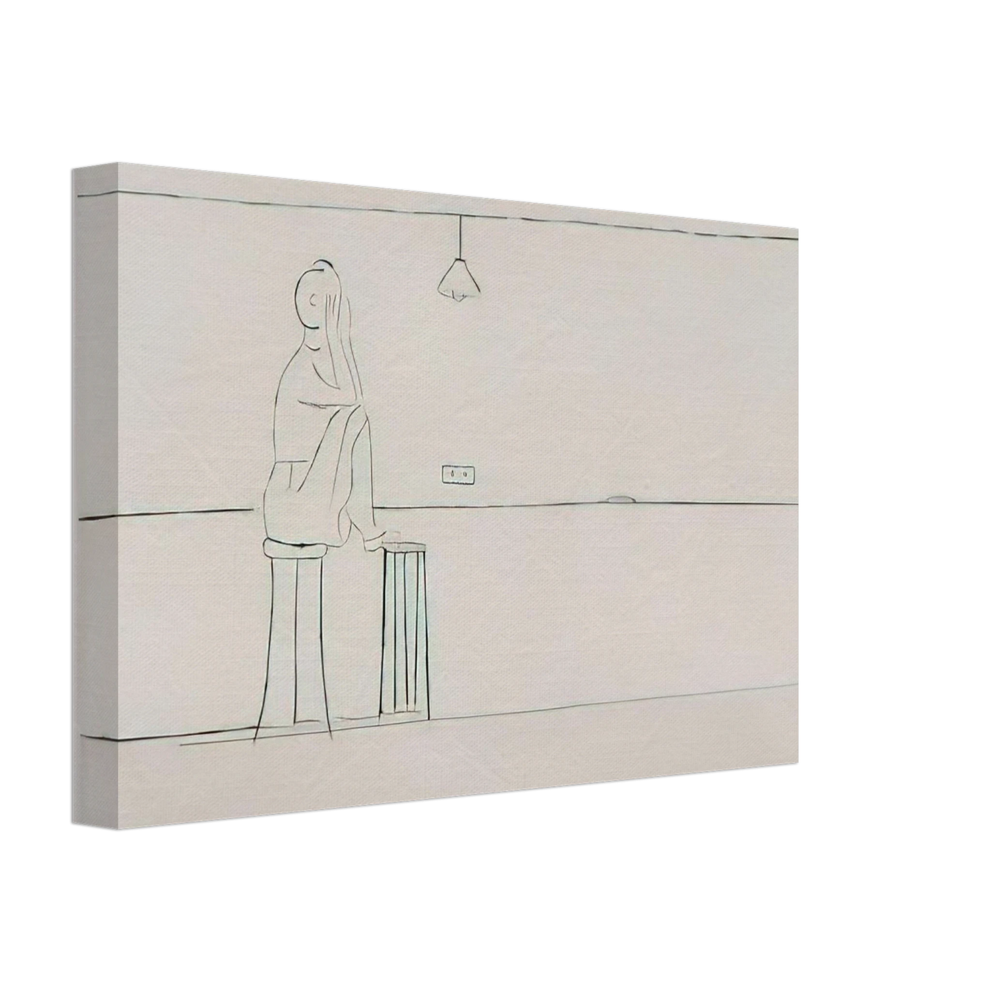 Louise Bourgeois - EMPTY NEST 1994 Canvas - 40x60 cm / 16x24 inches-canvas