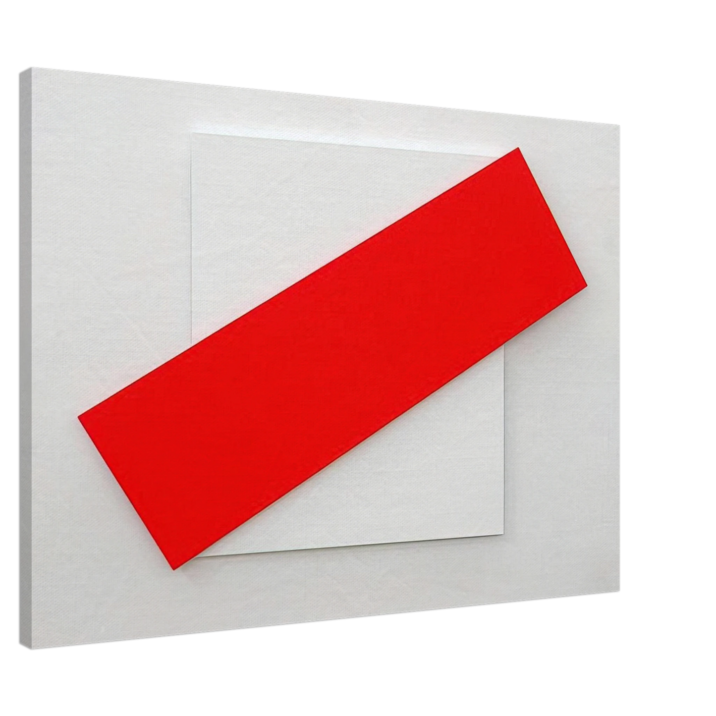 Ellsworth Kelly - Red Diagonal Canvas - 20x30 cm / 8x12 inches-canvas
