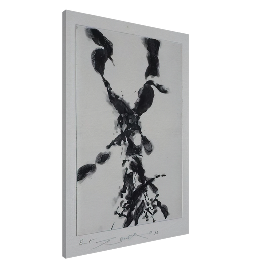 Zao Wou-Ki - TO STOP THE CRY 1994 Canvas - 20x30 cm / 8x12 inches-canvas