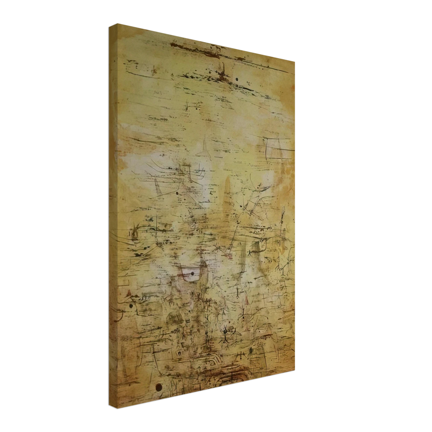 Zao Wou-Ki - VOL D OISEAUX 1954 Canvas - 40x60 cm / 16x24 inches-canvas