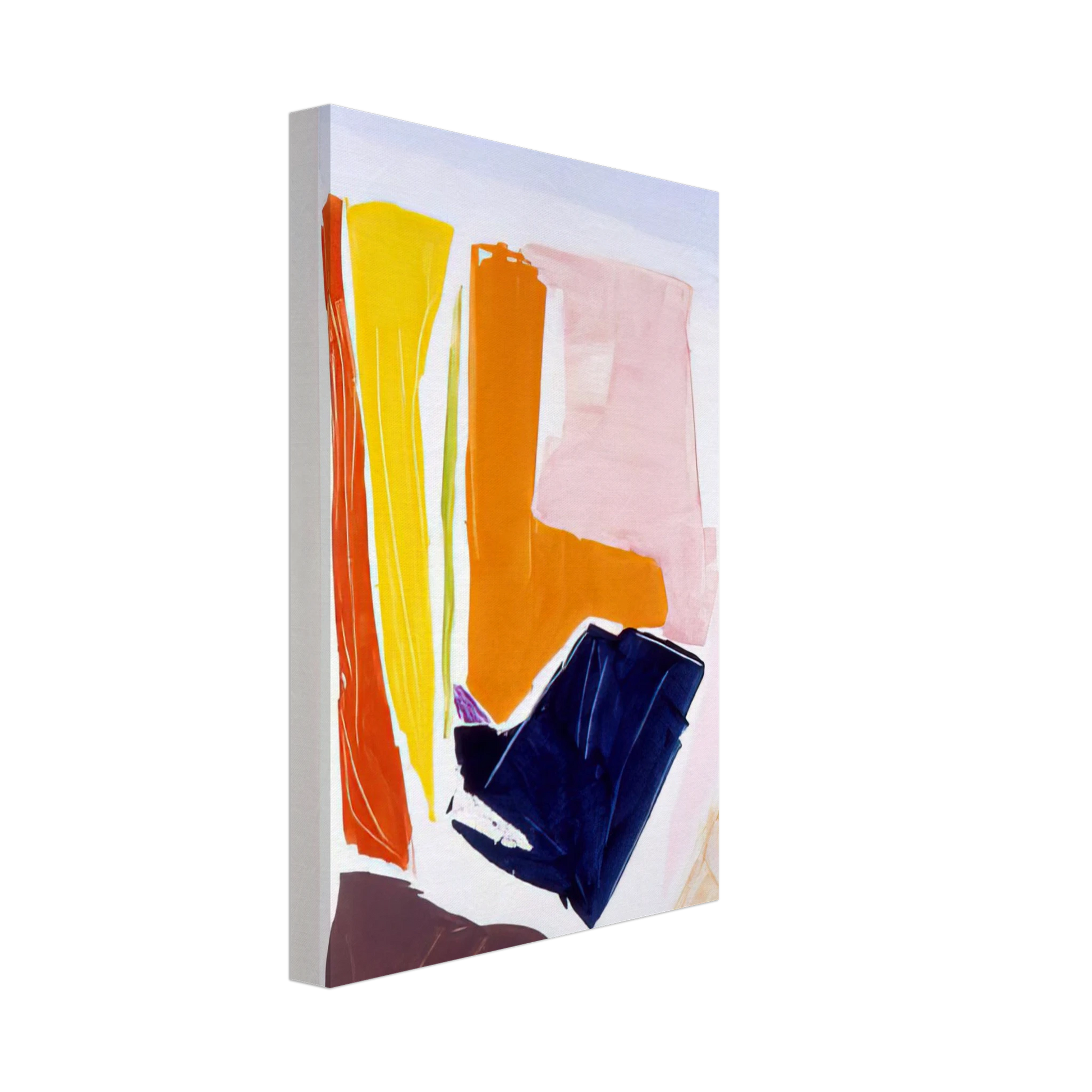 Ronnie Landfield - Catalan Via Paris - 1984 Canvas - 70x100 cm / 28x40 inches-canvas