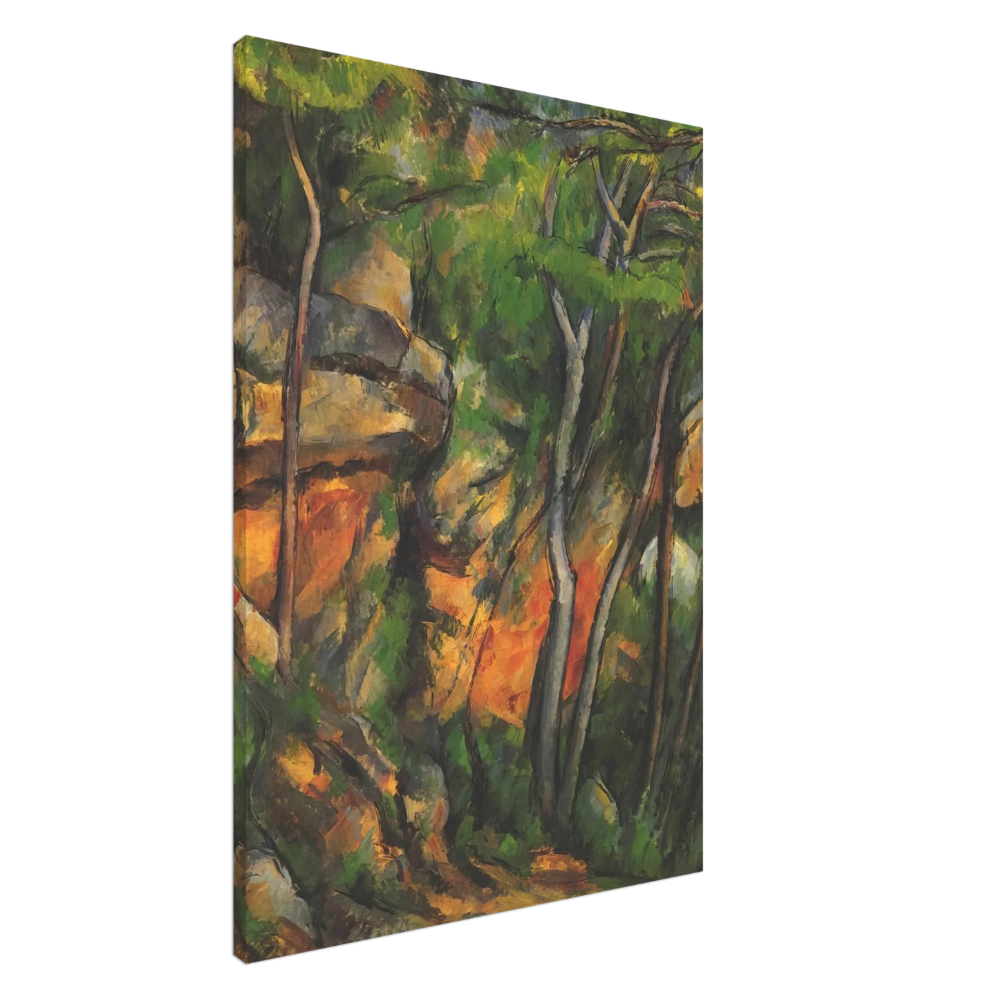 Paul Cezanne - In the Park of the Chateau Noir Canvas - 20x30 cm / 8x12 inches-canvas