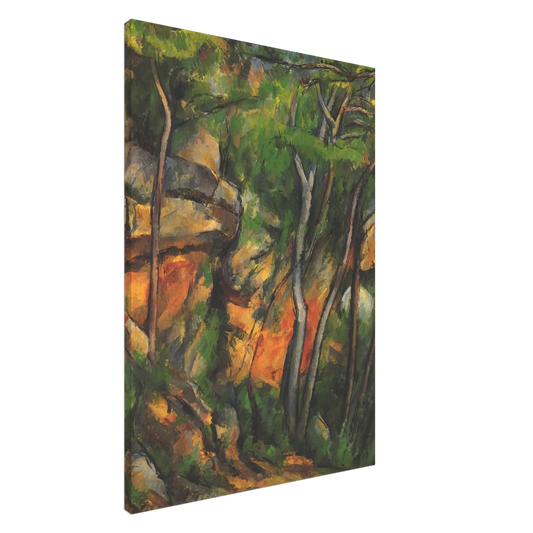 Paul Cezanne - In the Park of the Chateau Noir Canvas - 20x30 cm / 8x12 inches-canvas