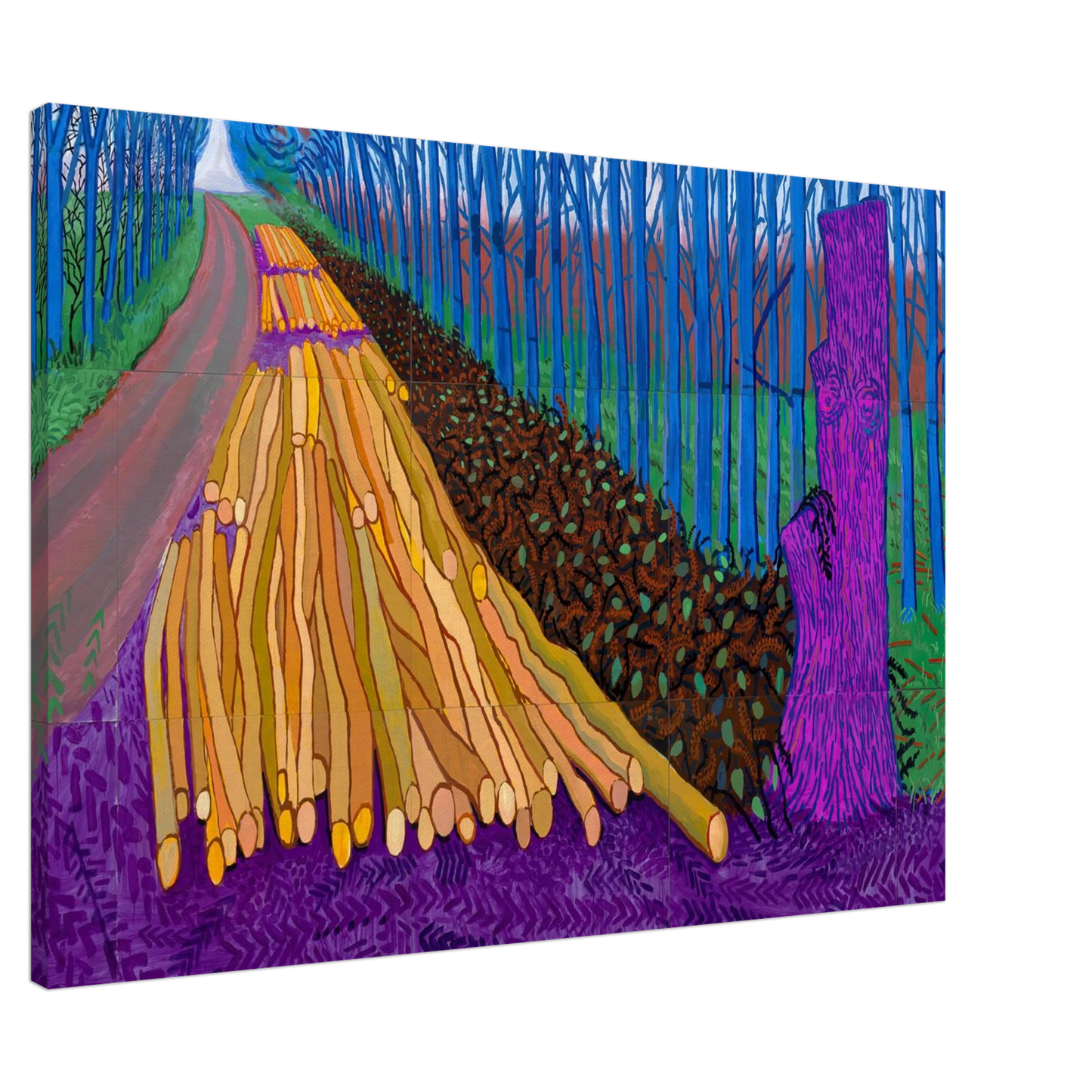 David Hockney - David Hockney Canvas - 20x30 cm / 8x12 inches-canvas