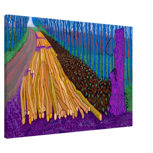 David Hockney - David Hockney Canvas - 20x30 cm / 8x12 inches-canvas