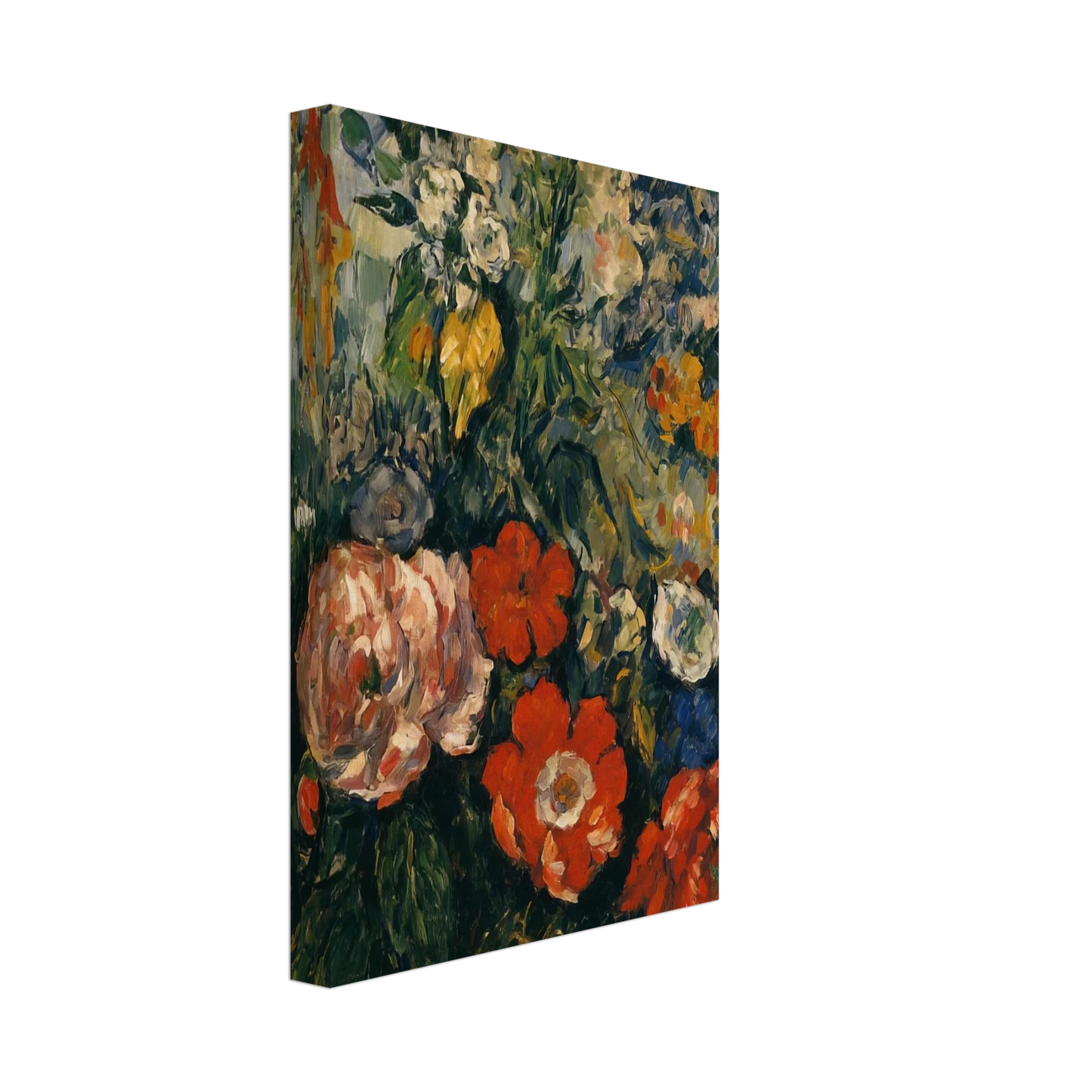 Paul Cezanne - Bouquet of Flowers Canvas - 40x60 cm / 16x24 inches-canvas