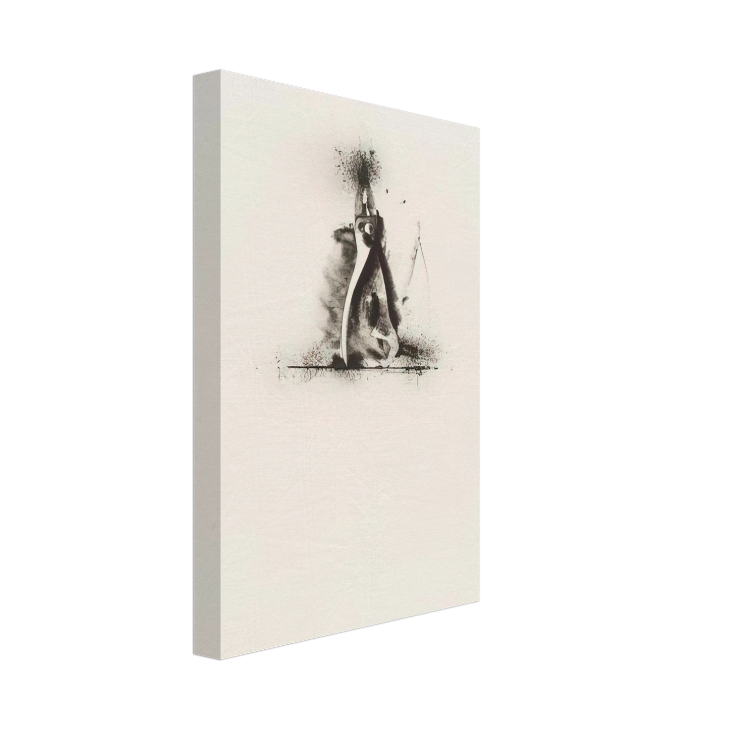 Jim Dine - UNTITLED FROM TEN WINTER TOOLS 1973 1 Canvas - 40x60 cm / 16x24 inches-canvas