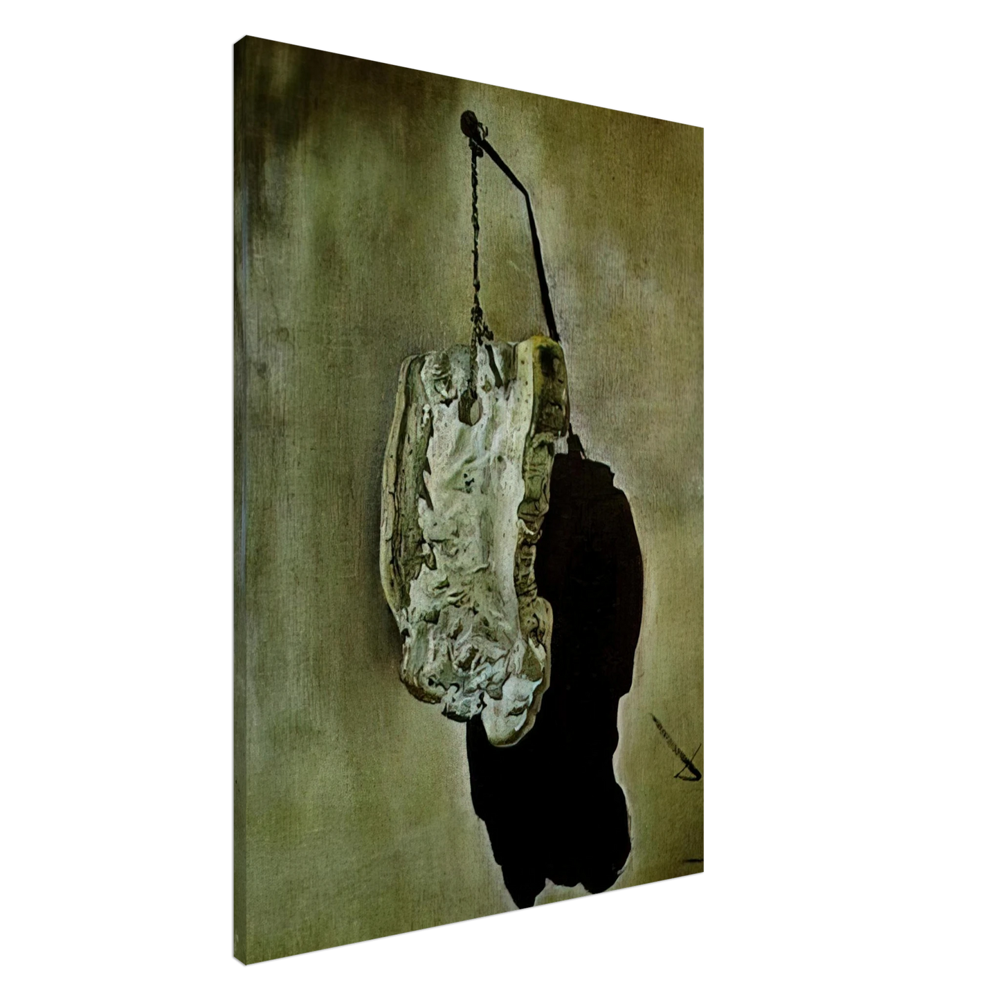 Salvador Dali - CORK STUDY FOR THE MADONNA OF PORT LLIGAT Canvas - 20x30 cm / 8x12 inches-canvas