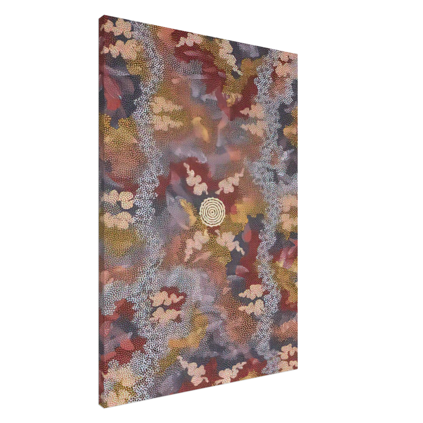 Clifford Possum Tjapaltjarri - Corkwood Dreaming - 1994 Canvas - 20x30 cm / 8x12 inches-canvas