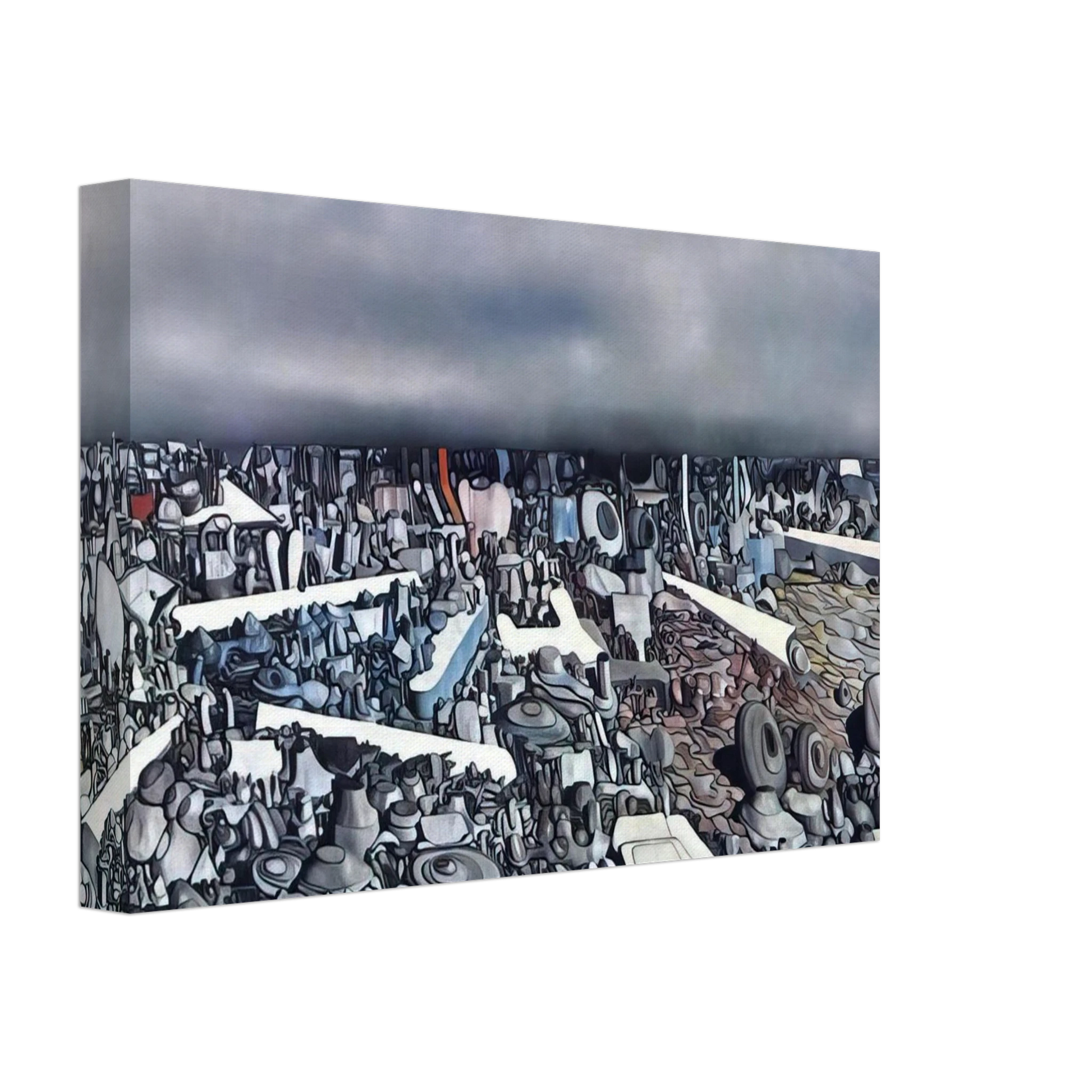 Yves Tanguy - Multiplication of the Arcs Canvas - 70x100 cm / 28x40 inches-canvas