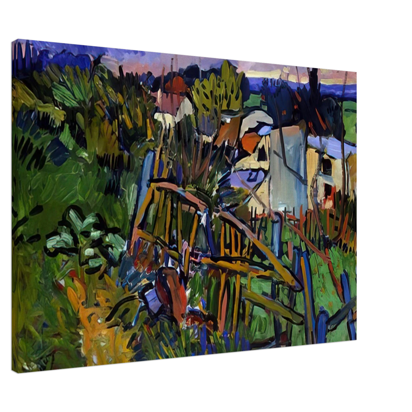 Andre Derain - LANDSCAPE 1906 Canvas - 20x30 cm / 8x12 inches-canvas