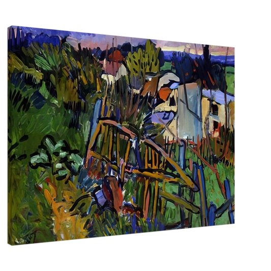 Andre Derain - LANDSCAPE 1906 Canvas - 20x30 cm / 8x12 inches-canvas