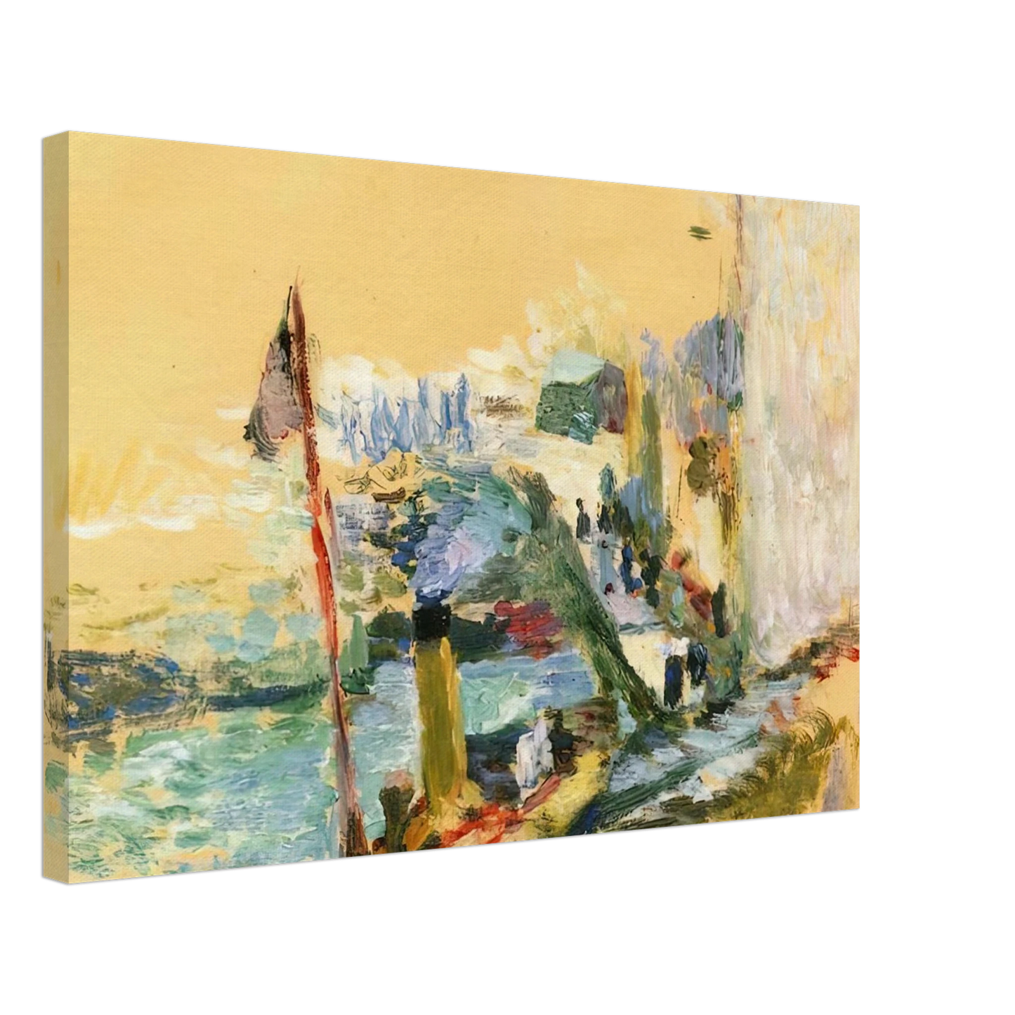 Henri Matisse - THE PORT OF BELLE ISLE SUR MER 1897 Canvas - 70x100 cm / 28x40 inches-canvas