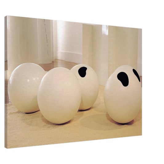 Lygia Pape - Balls - 2001 Canvas - 20x30 cm / 8x12 inches-canvas