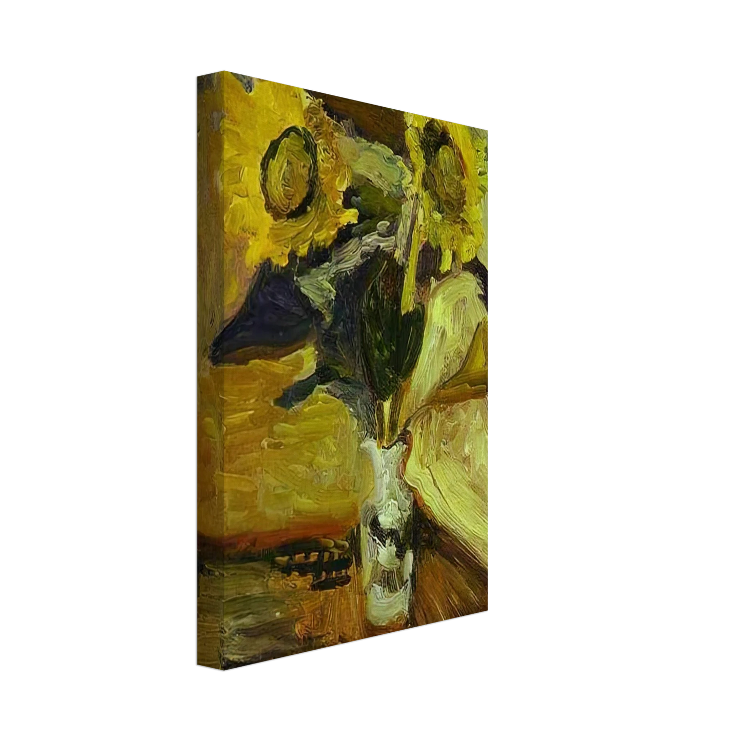 Henri Matisse - VASE OF SUNFLOWERS 1898 Canvas - 70x100 cm / 28x40 inches-canvas